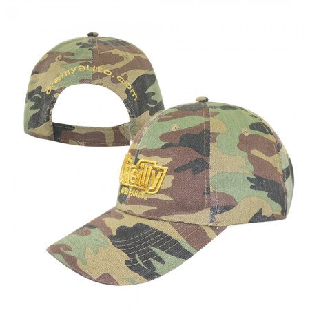 6 Panel Medium Profile Structured Camo Cap
